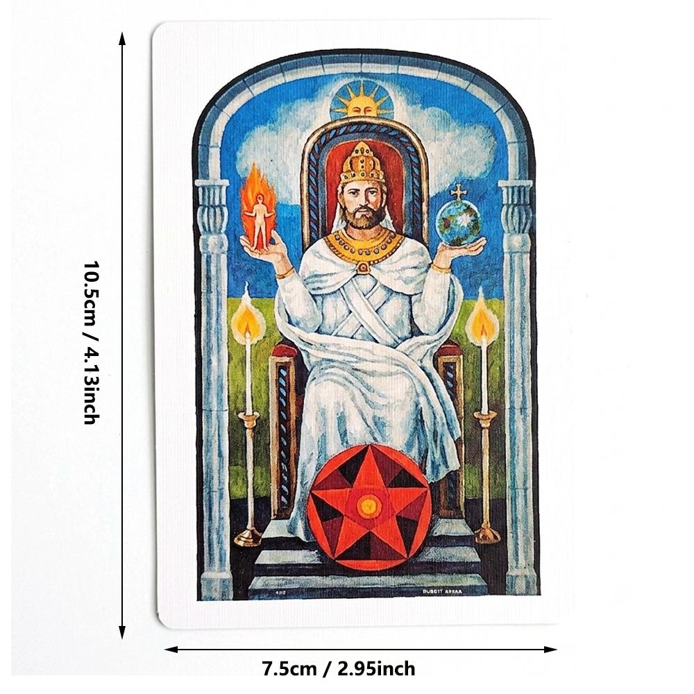 The Jungian Tarot Deck 10.5*7.5cm in Rigid Box, 78 Double-embossed Cards for Active Imagination, Jung Archetypes, Psychology
