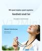 Turbo Handheld Mini Fan: High-Speed, USB Rechargeable, Long-Lasting Battery, Portable and Powerful for Outdoor Use