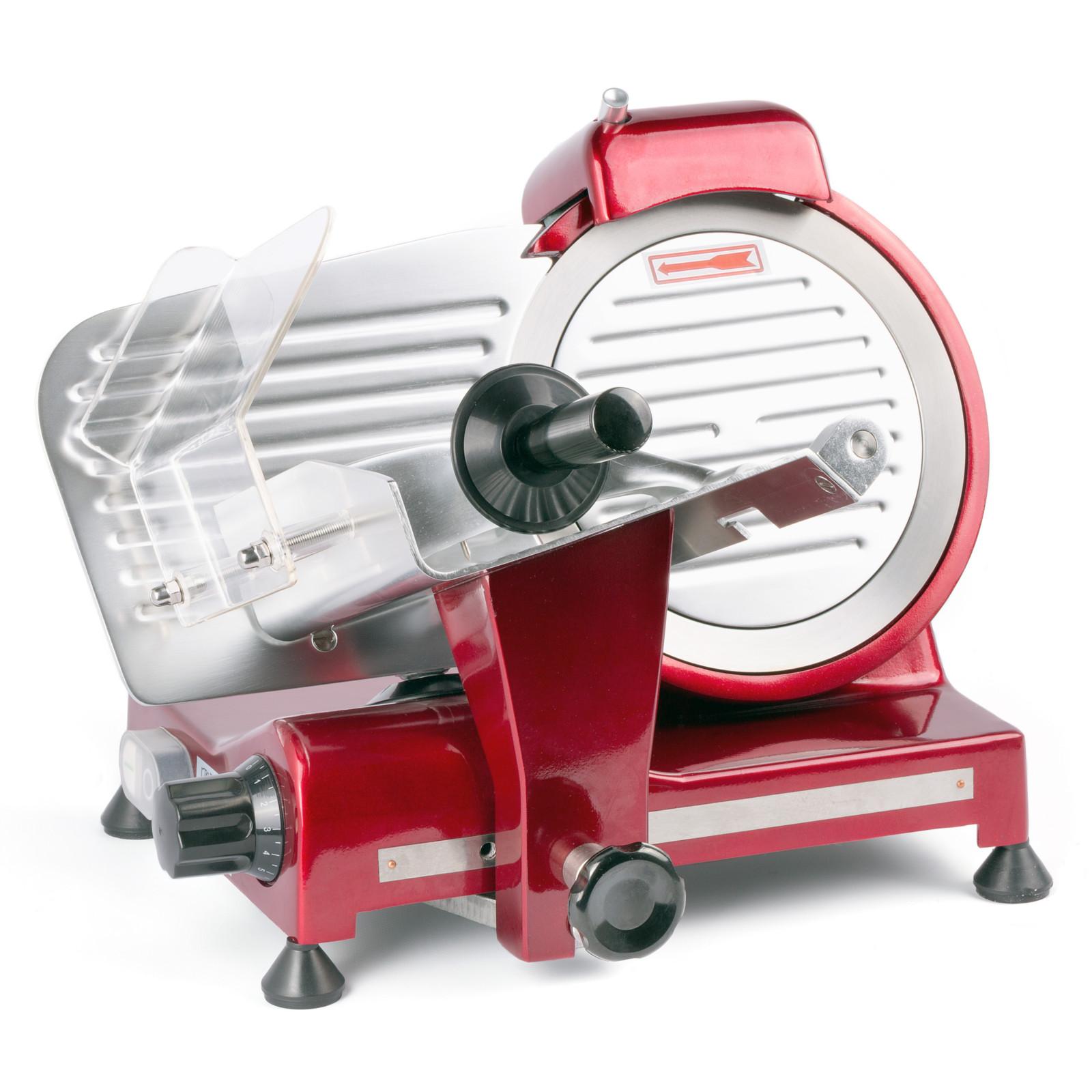 Elektrischer Käse- und Fleischschneider PROFI LINE RED EDITION 220mm 280W Hendi 970294
