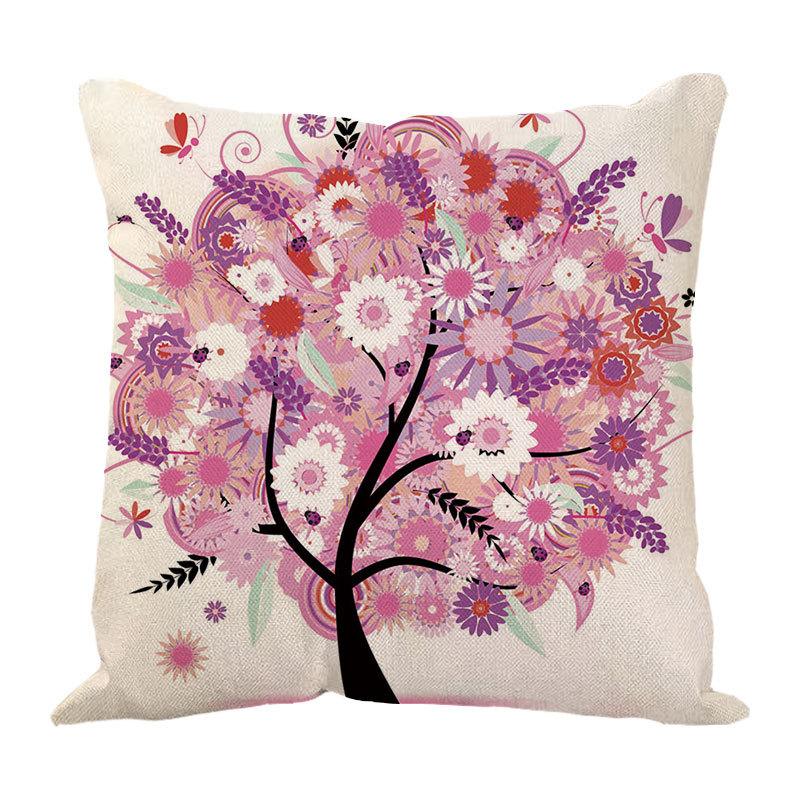 Line Pillow Cushion Cartoon Pillow Head of The Bed Sofa Waist Leaning On The Car Waist Pillow Pillow Cover Office Cushion Backrest Cushion