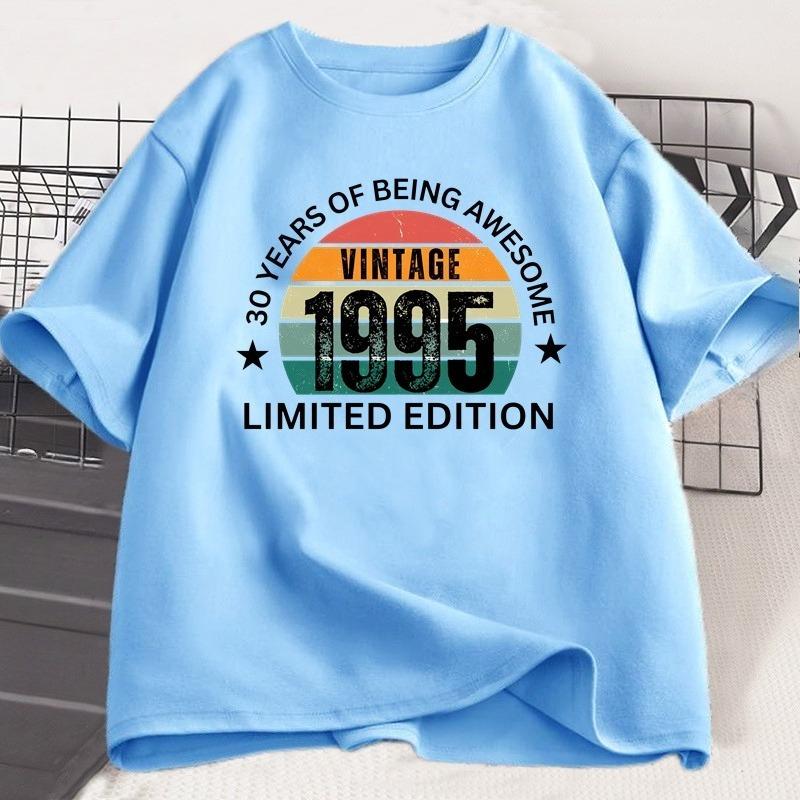 30th Birthday Gift Tshirt Made In 1995 Vintage Tee 30 Years Old Birthday Tshirt 1995 Birthday Gift for Unisex WOMEN Clothes Tops