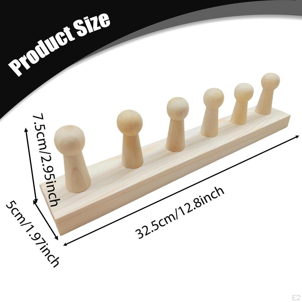 1 Piece Weaving Loom Chunky Blanket Knitting Hand Crochet Board Wooden Frame Ergonomic