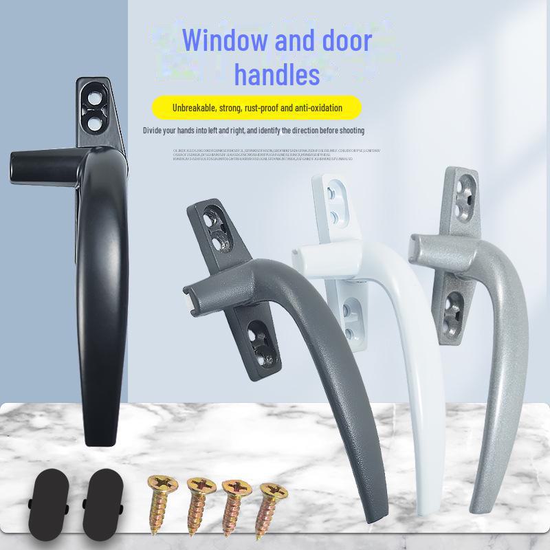 Set of 50 Old-Style Aluminum Alloy Casement Window Handles with Locks