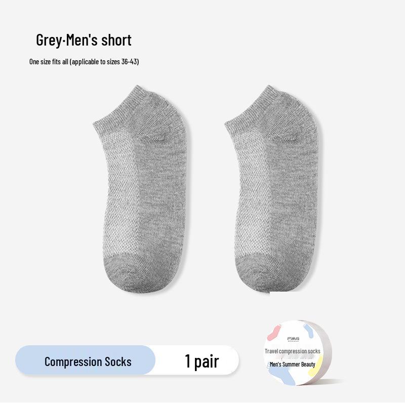 

Men s Compression Travel Socks, Mid-Calf, Black/White, Summer Breathable, Thin, for Daily Use & Military Training