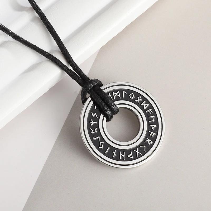 

Stainless Steel Witchcraft Pentagram Necklace for Men Jewish Hebrew Four Letter Solomon Pendant Rune Amulet Jewelry