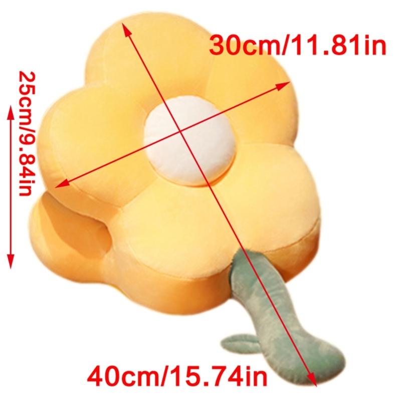Comfortable Desk  Sleep Pillow Plush Flower Throw Pliiow for Office Workers and Students,Supportive Cushion