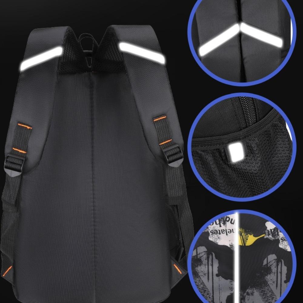 Men's Backpack Backpack Korean Version Large Capacity Junior High School Student Outdoor Schoolbag Leisure Travel Bag