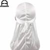 Unisex Women Men Silk Durag Turban Hat Wigs Biker Headwear Headband Hair Accessories Long Tail Straps Bandanas Silky Durags