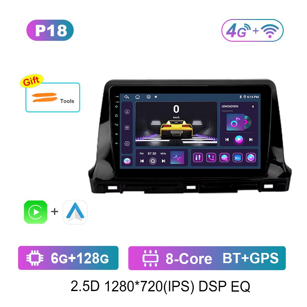 Navigation GPS Android Intelligent System 4G 10 inch for KIA Seltos 2020 WiFi Car Video Multimedia Player Touch Screen Bluetooth