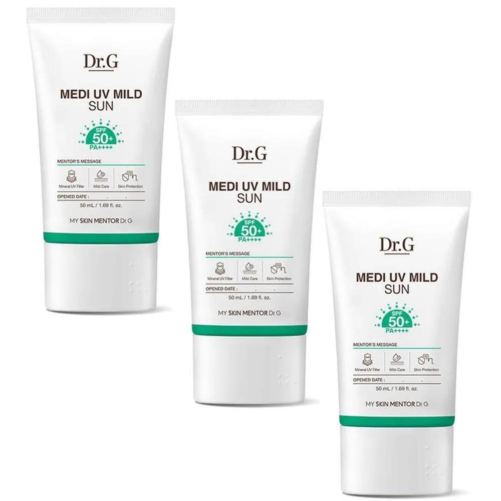 Dr.G Medi UV Mild Sun 50ml (SPF50+) x3 Sunscreen