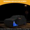 Motoforti All-Weather Waterproof Car Cover - UV-Resistant Outdoor Full Exterior Protection for Mini Cooper 2DR 210D-PU