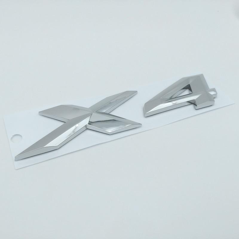 1pcs 3D ABS X1 X2 X3 X4 X5 X6 X7 GT Car Letter Rear Tailgate Trunk Decals Emblem Badge Sticker Decal Styling Auto Accessories
