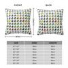 Parrots Macaw Everybirdy Collection Square Pillowcase Polyester Linen Velvet Pattern Decor Throw Pillow Case Home Cushion Cover