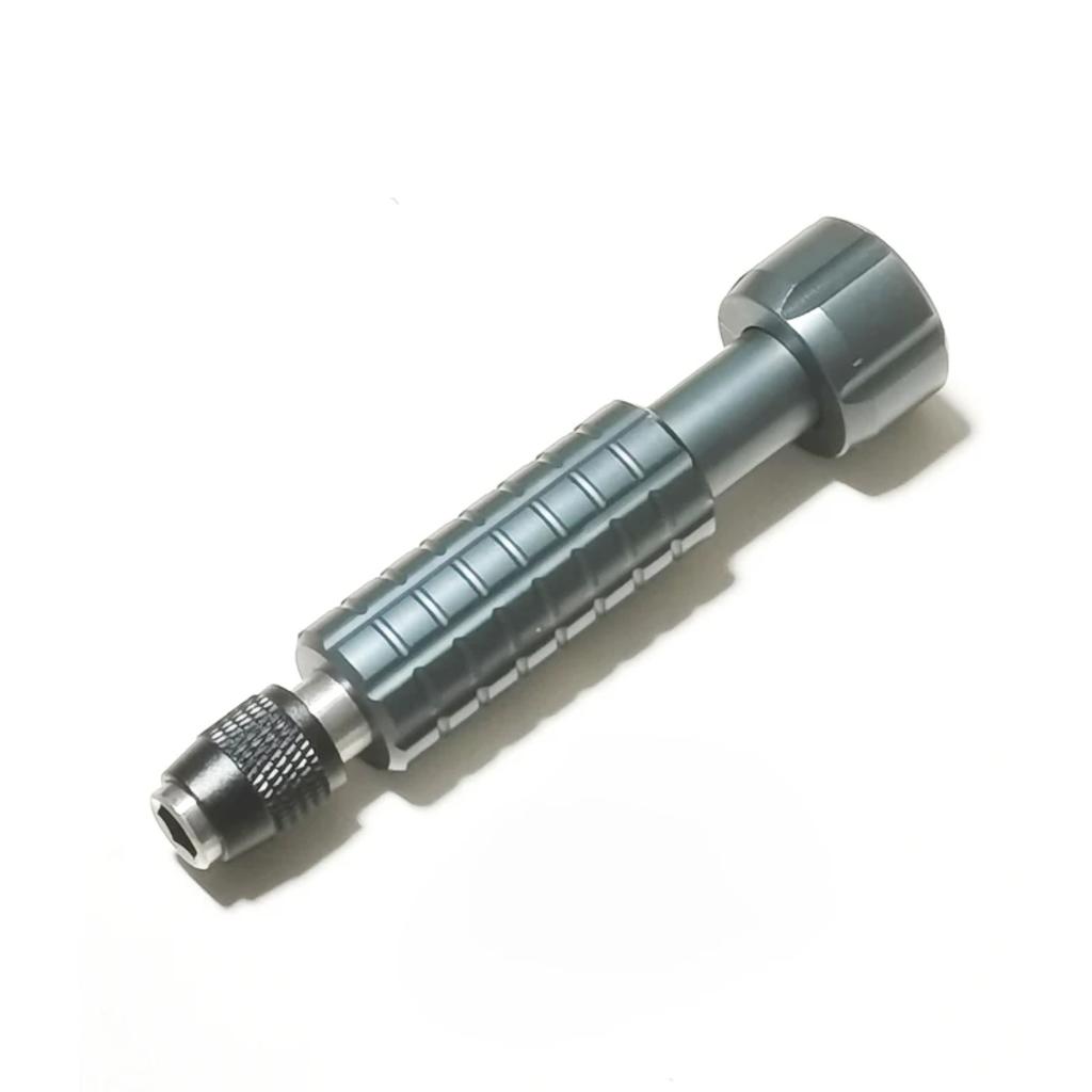 2025 Quick Release Aluminum Alloy Self-locking Adapter 1/4 Inch Hex Shank 6.35mm Magnetic Screwdriver Bit Socket Holder DIY Tool