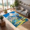Zelda Crystal Velvet Rug, Soft Anti‑Slip Crystal Velvet Carpet for Living Room Bedroom Home Decor