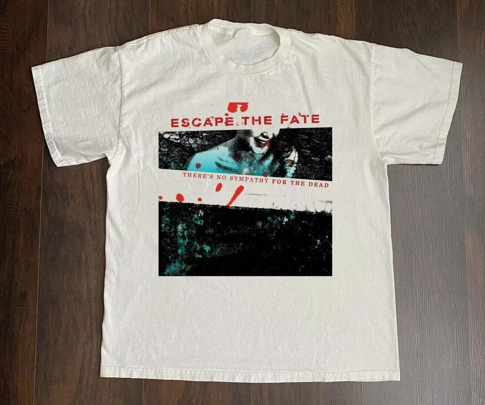 

Escape The Fate Группа Нет сочувствия к мертвым Футболка Топы футболки Мужская Женская Переиздание 4XL
