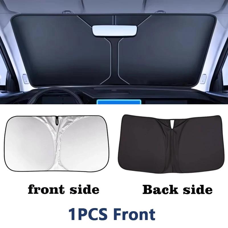 For Mercedes-Benz E-Class W213 2016 2017 2018 - Car Windshield Frame Blind Window Sun Visor Shade Anti-UV Car Body Kit