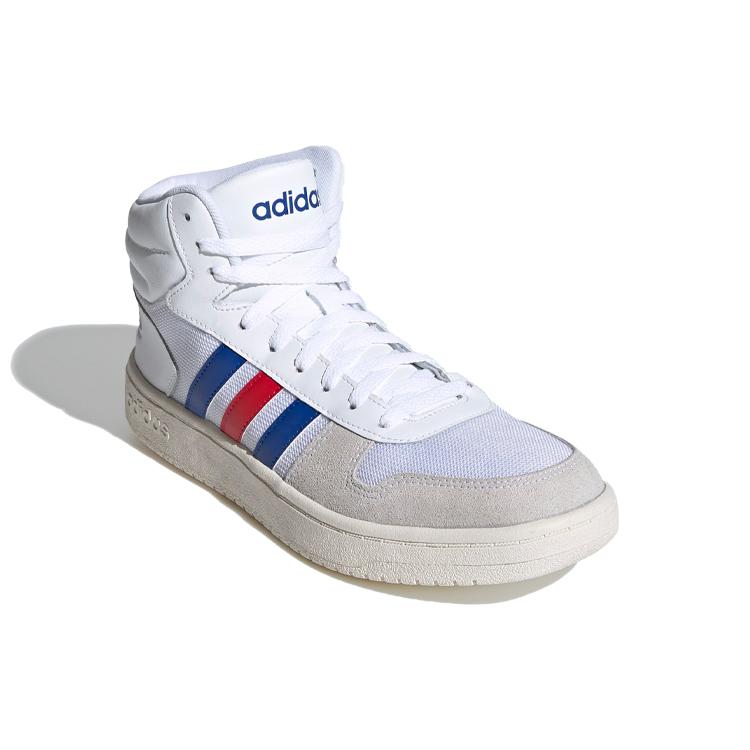 Adidas Hoops 2.0 Mid 'White Royal Scarlet' FW8252