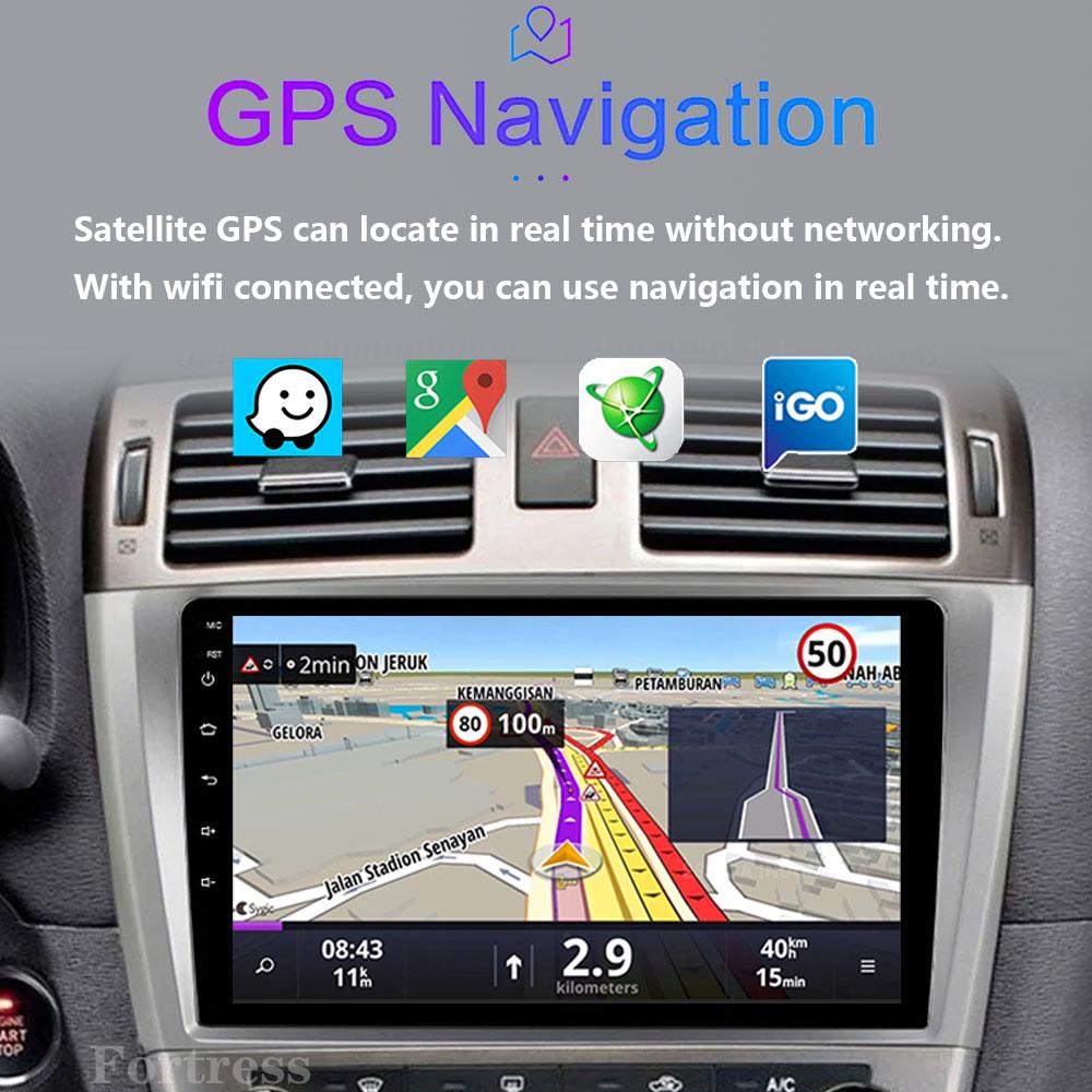 Android 14 Carplay Auto Car Radio For Toyota Avensis T27 2009 2010 2011 2012-2015 GPS Navigation Multimedia Player DSP Stereo 4G