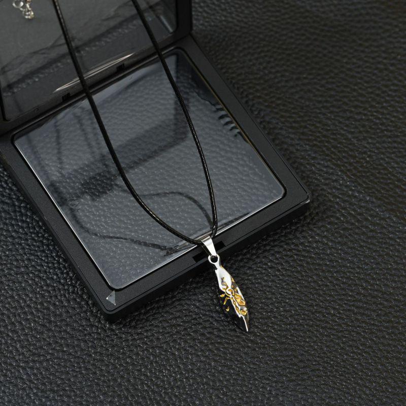 

Retro Meteorite Pendant Necklace - Men s, Boys , and Women s Hip Hop Style Sweater Chain.