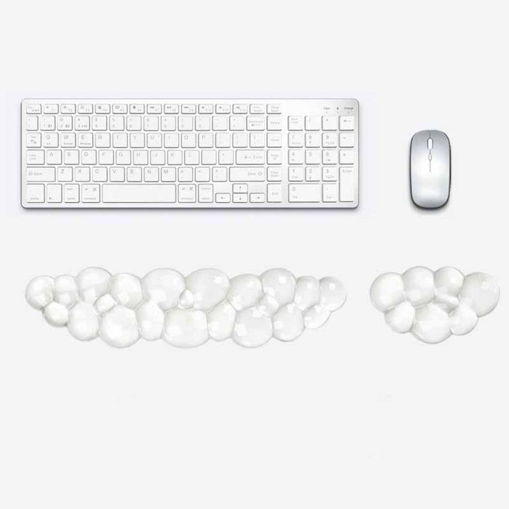 Soft Mouse Wrist Pad Non-Slip Keyboard Wrist Rest Comfort Pad Cloud Wrist Rest Desktop Use