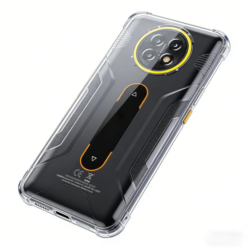 1-2PCS Soft TPU Case for Cubot KingKong ACE 5 Clear Black Phone Case for KingKong ACE5 Silicone Soft Cover Protective Back Shell