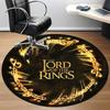 1pc The Lord of the Rings Office Round Area Rug, Under Office Chairs Bedroom Living Room Home Decor, Room Deco, Available in Various Sizes