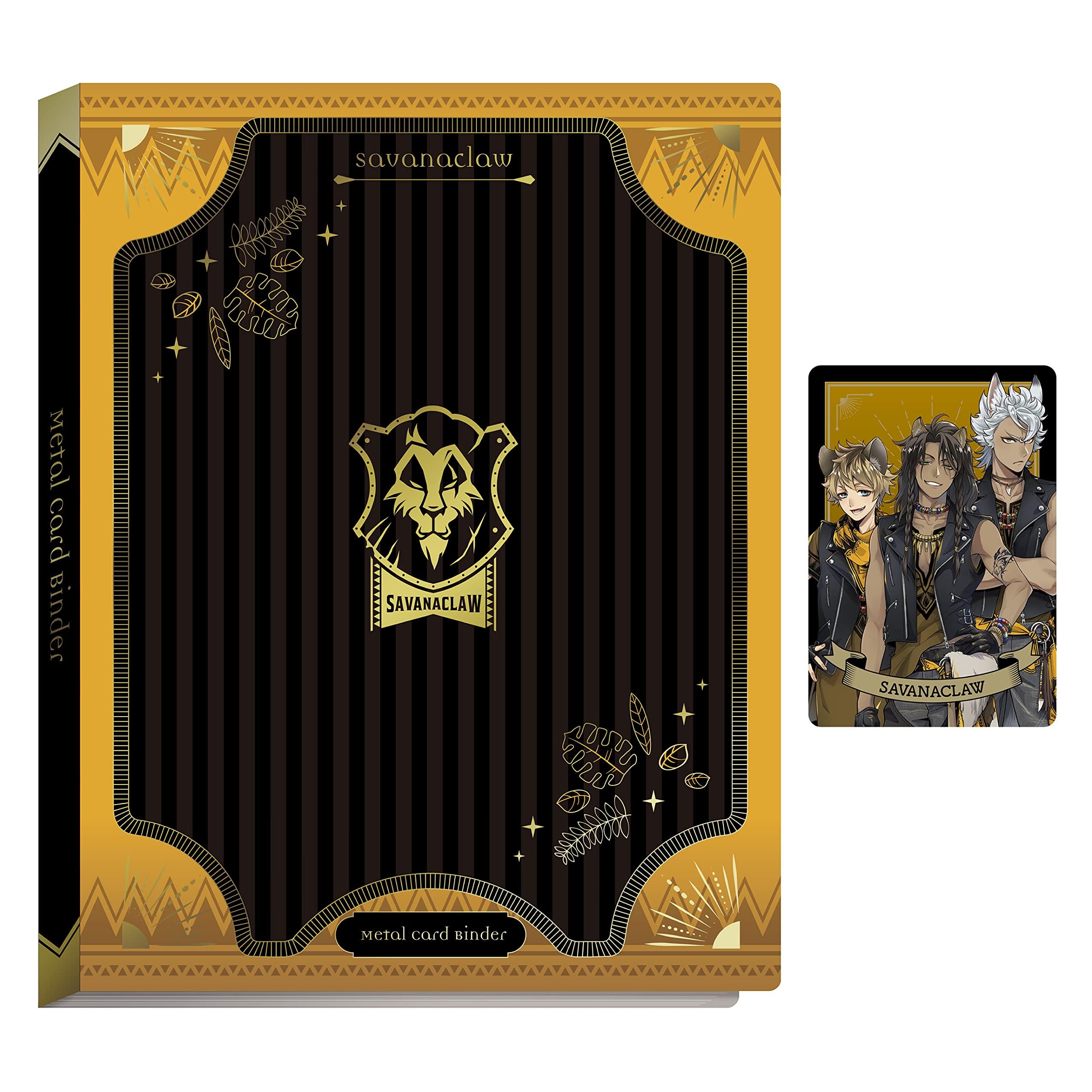 

BANDAI Disney Twisted Wonderland Металлический альбом для карточек Саванакло - золотой