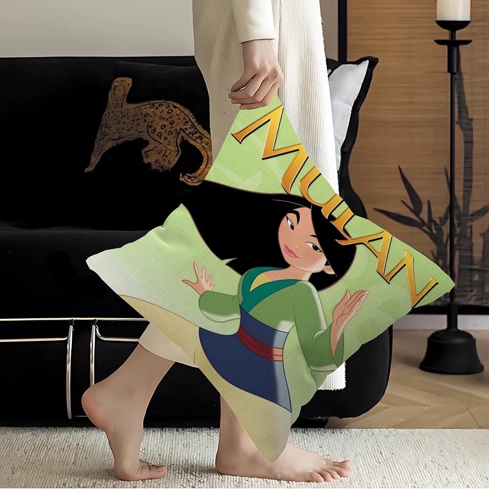 C-Comic M-Mulan Мультяшная Наволочка Подушка Чехол для Подушки Обивка Диван Подушка-плед Домашний Декор Наволочка 16x16Inch