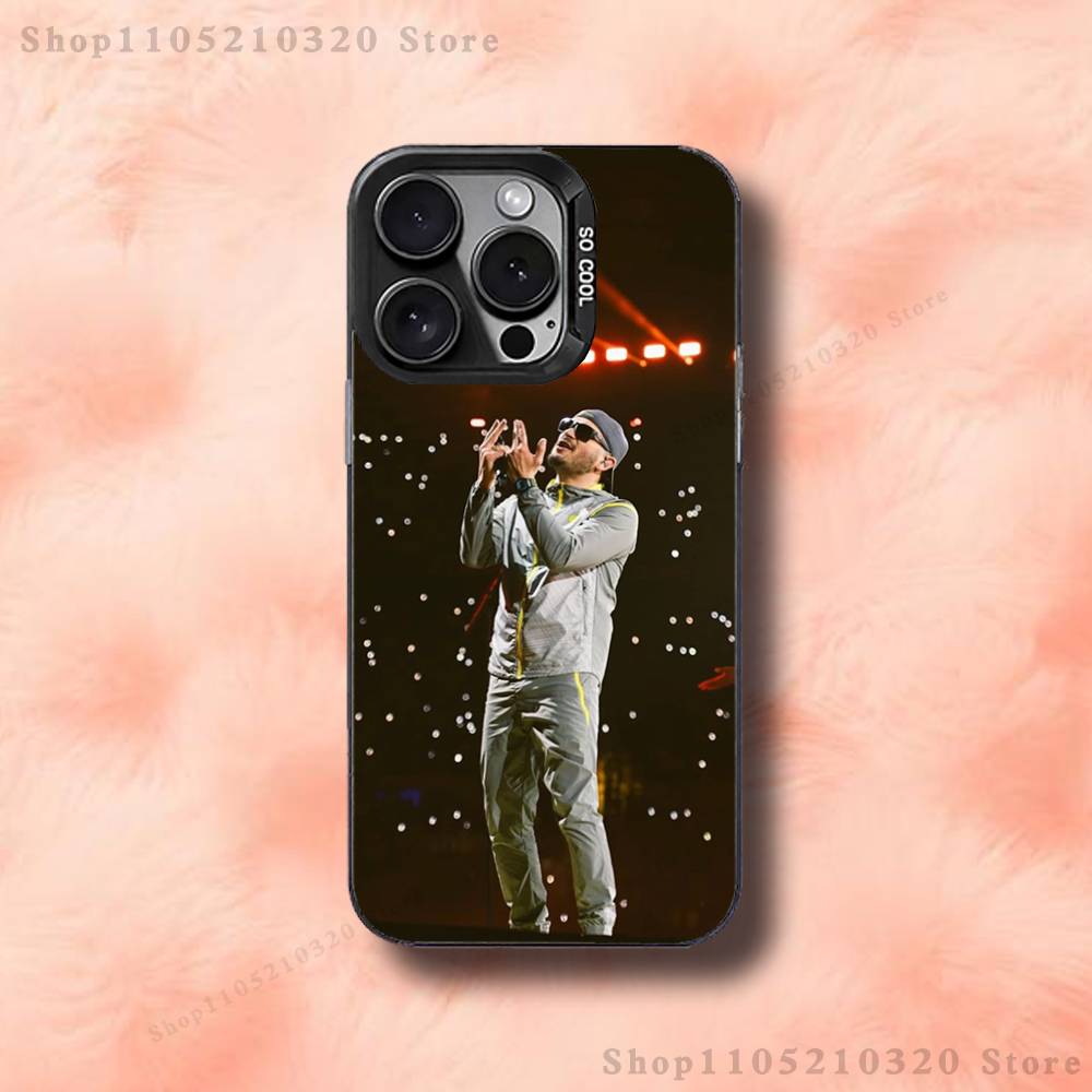Rapper J-JUL Phone Case For iPhone 17,16,15,14,13,12,11,Pro,Max,Plus,E,Air,Mini Black Tpu Cover