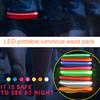 Cintura da Corsa a LED Alta Visibilità 3 Modalità di Illuminazione Multiuso Ricaricabile USB Lampeggiante Sicurezza