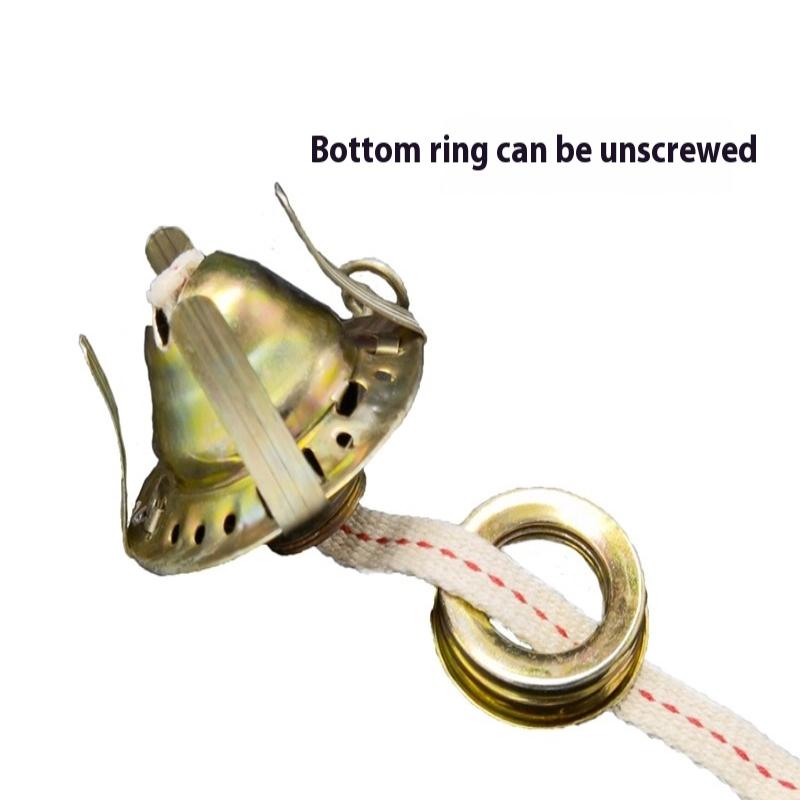 Oil Lamp Burner For Antique Lamps Oil Lamp Replacement Kerosene Lamps Parts With Reduction Collar And Cotton Lamp Wick