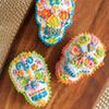 Portable 3D Skull Mold Haunted Skull Cakelet Pan Mold Halloween Bakeware Skull Mould Biscuits Baking Cake Mould Kitchen Gadget