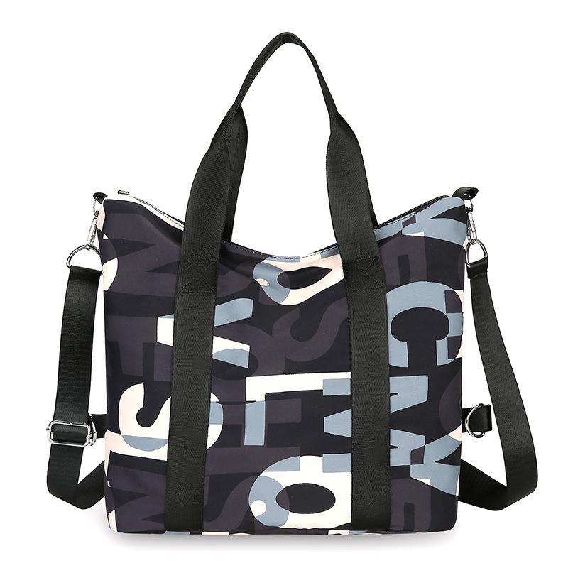 

Женские сумки-мессенджеры, водонепроницаемые нейлоновые сумки через плечо, большая качественная сумка, женские дорожные сумки через плечо, сумка с верхней ручкой чёрный