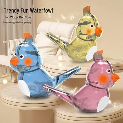 Water-Filled Bird Whistle Toy for Children: Enhances Oral Motor and Articulation Skills with Realistic Bird Sounds for Infants and Toddlers