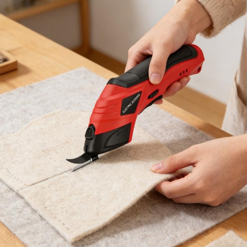 Handheld Cordless Electric Scissors Fabric Cutter Replacement for Cardboard Cutting Sewing Projects Accessories