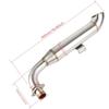 Motorcycle Stainless Steel Exhaust Muffler for Stock or Big Bore Applications Suitable for ATC70 Z50 Mini Bikes and Mini Trail