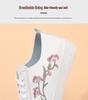 Women's White Leather Mesh Shoes - Breathable, Non-slip, Soft Sole, Korean Style for Spring & Summer