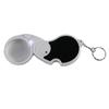 Handheld Key Chain Magnifier Folding Handheld Magnifier Pocket 5X Magnifying Glass  Repair Tool
