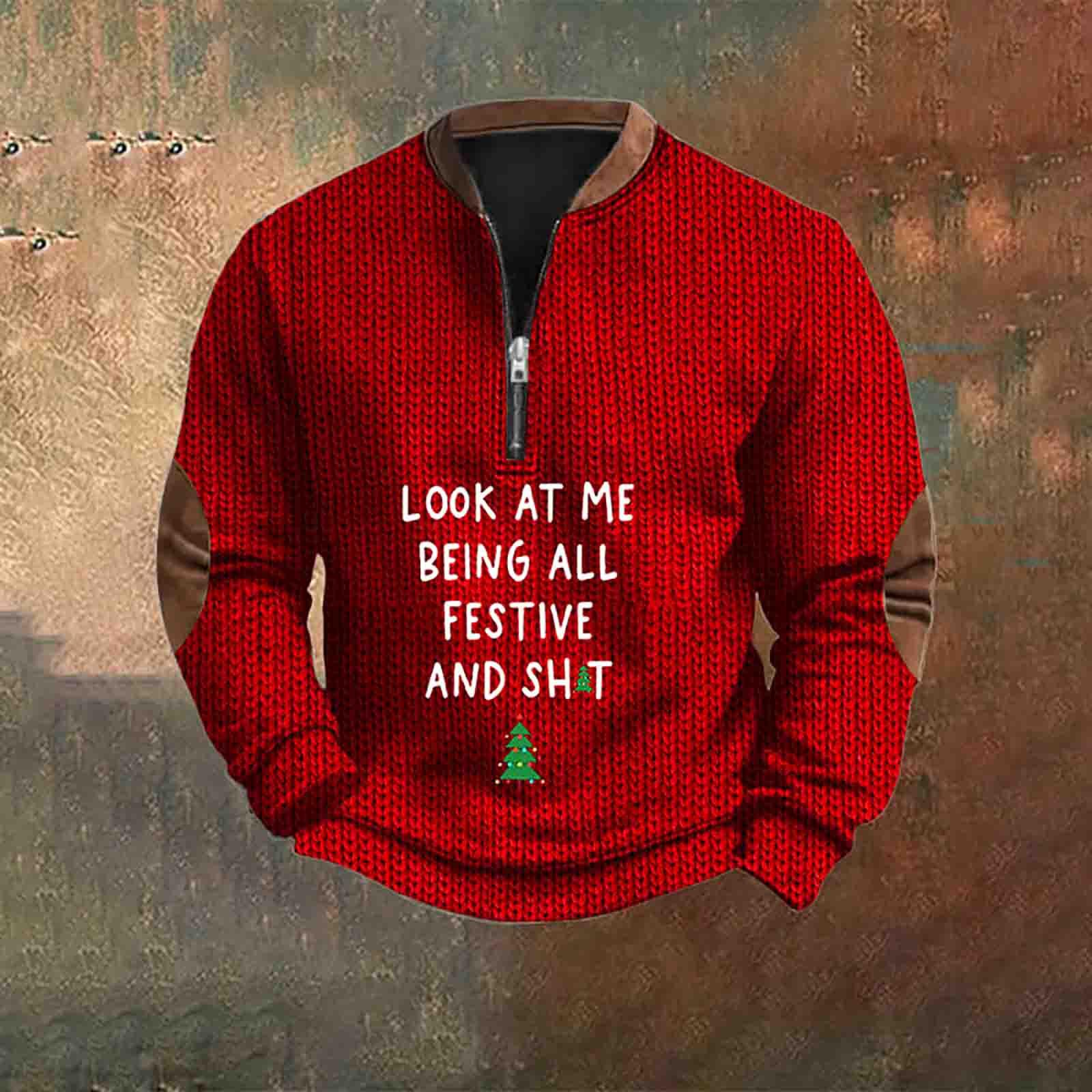 

Мужская повседневная толстовка в стиле ретро с градиентным принтом XL красный