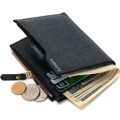 Portafogli moda da uomo con porta libretto degli assegni Portamonete piccolo Nuovo design Dollar Slim