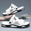 Beach Sandals Summer Dual-use Men's Sandals and Slippers Breathable Waterproof Slippers Men's Outing Flip-Flops