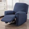 4Pcs/Set Water Repellent Recliner Sofa Cover Polar Fleece Single Relax Armchair Case Elastic Chair Slipcover Furniture Protector