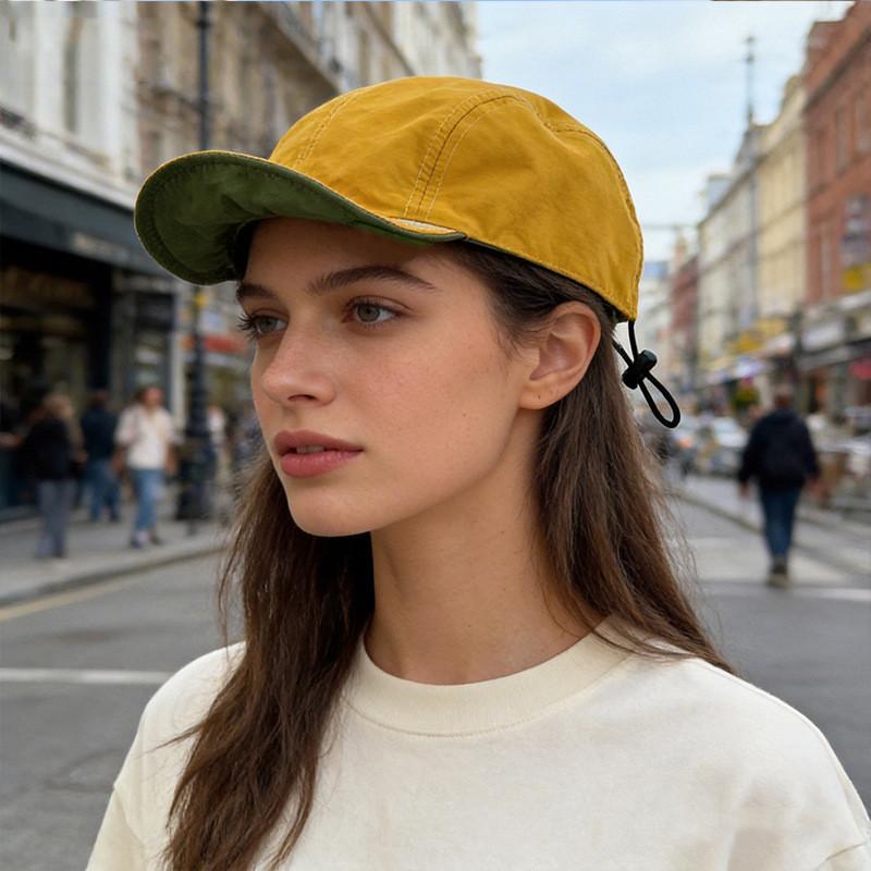 Foldable Baseball Cap With Wide Brim For Sun Protection And Breathability Perfect For Sports And Casual Wear