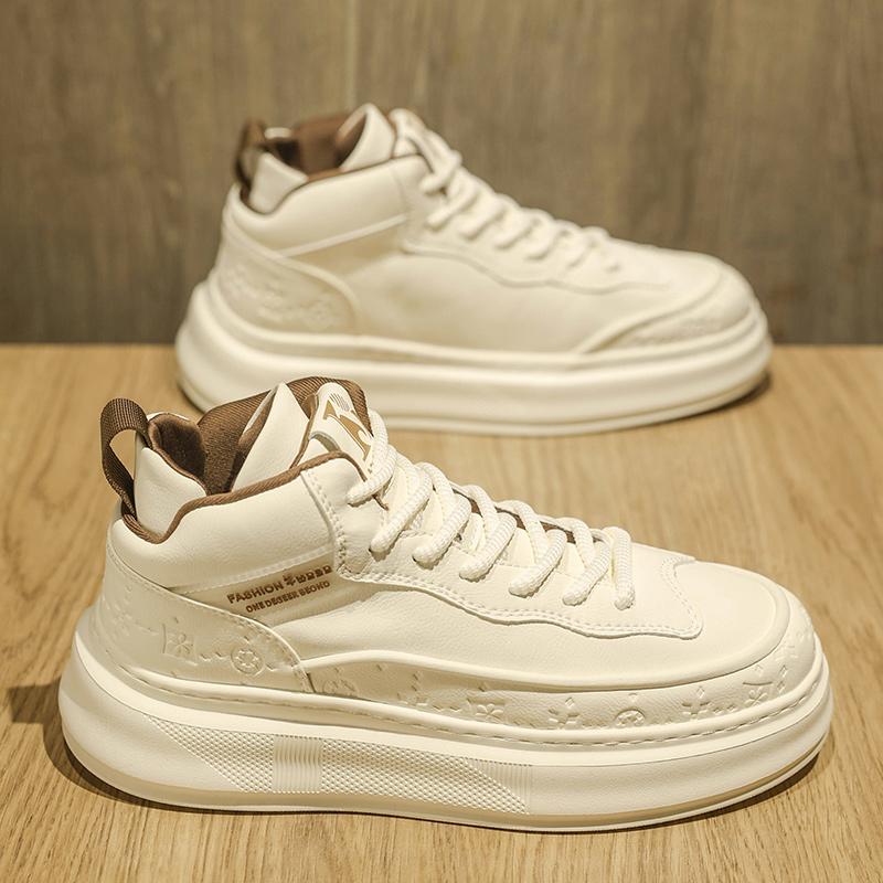 Men's Shoes for Autumn and Winter, High-end and Versatile Sports Sneakers, Men's Thick-soled Trendy Shoes, Men's Casual