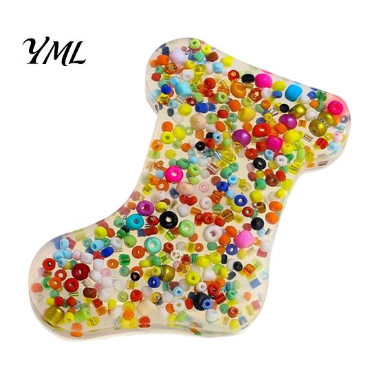Calming Fidget Toy Christmas Skin Picking Toy, Silicone Picky Pad for Dermatillomania Pickers Relaxation & Pickers, Stress Relief Sensory