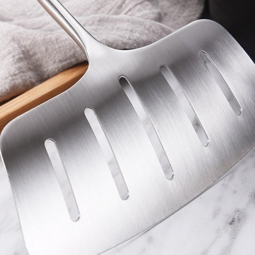 Non-Scratch Fish Turner Non-Stick Flipping Spatula Cooking Tool Egg Pan Scoop Restaurant