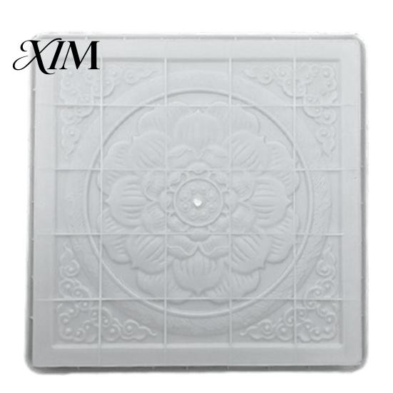Easy DIY Garden Tile Mold Reusable Concrete Path Stepping Stone Mold, Pavement Cement Mould, Home Craft Project for Enthusiasts Patio Walkway