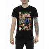 Czarna Pantera Męski T-shirt Bawełniany z Okładką