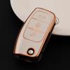 Folding Key 3 Button Tpu Car Key Case Cover For Ford Fiesta Focus 2 Ecosport Kuga Escape Falcon B-Max C-Max Eco Sport Galaxy